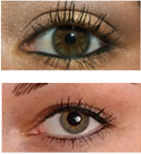onder eyeliner permanente eye liner op waterlijn , permanente make up tattoo binnenrand onderste oog make-up oog makeup binnenste oogrand